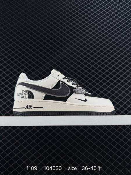 Nike Air Force 1 Low White Light Blue Black EU 36-45 lifestyle