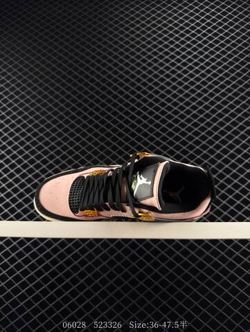 Jordan Air Jordan 4 Retro CT8527 016 Pink Black Gold Beige EU 36-47 5 Basketball Shoe - Unisex (BS-81134)