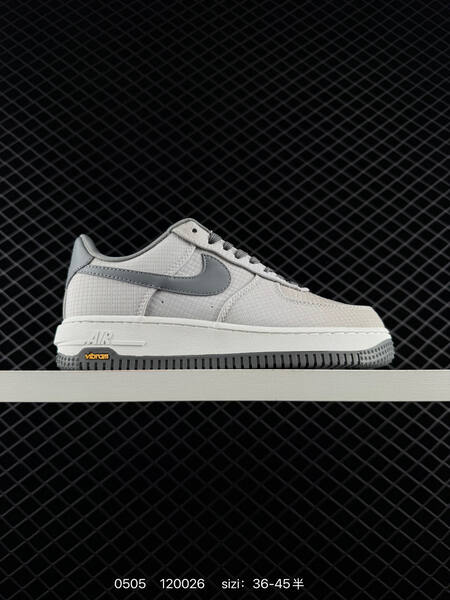 Nike Air Force 1 '07 light grey / white / dark grey EU 36-45 casual lifestyle