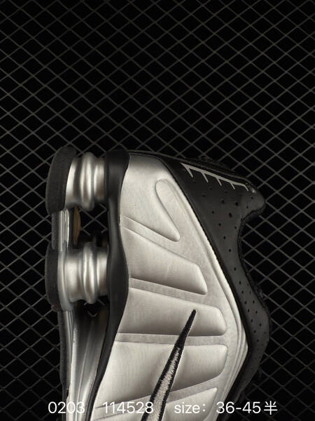 Nike Shox R4 HQ1988-100 Black Silver EU 36-42 5 running lifestyle