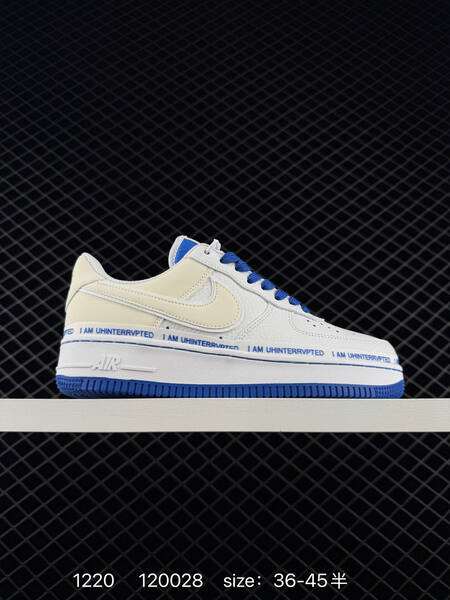 Nike Air Force 1 07 Low White Cream Blue EU 36-45 5 lifestyle