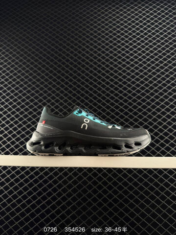 On Running Cloudtilt Black Turquoise Grey White EU 36-45 Running Shoe Running Sneakers - Unisex (BS-85518)