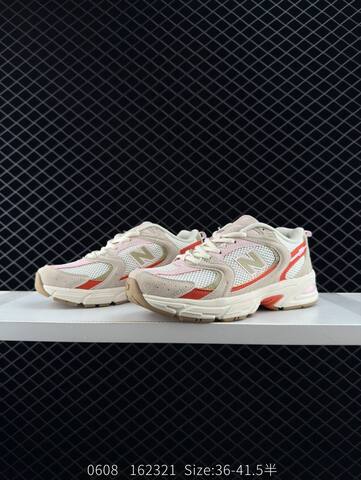New Balance 530 Beige White Pink Orange EU 36-41 5 Sneaker - Unisex (BS-83331)