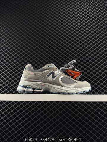 New Balance 2002R Grey Dark Grey Navy Orange EU 36-45 Sneaker - Unisex (BS-83382)