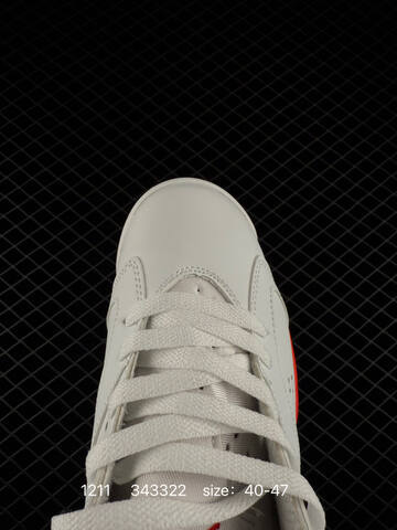 Jordan Air Jordan 6 Retro Low PSG White Red Black 40-47 Basketball Shoe - Men's (BS-80078)