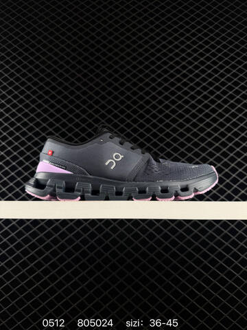 On Cloud X 4 Dark Grey Pink EU 36-45 Running Shoe Running Sneakers - Unisex (BS-85289)