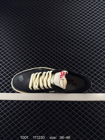 Jordan Air Jordan 1 Low Black Cream Dark Green Red EU 36-46 Sneaker - Unisex (BS-80589)