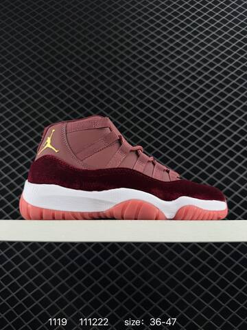 Jordan Air Jordan 11 Retro Burgundy White Gold Red EU 36-47 Basketball Shoe - Unisex (BS-80234)