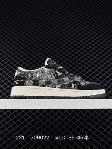 Jordan Air Jordan 1 Low Travis Scott Reverse Mocha Custom White Off White Black EU 36-45 Sneaker - Unisex (BS-79928)