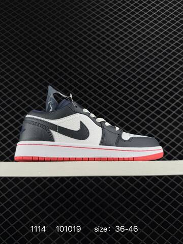 Jordan Air Jordan 1 Low White Brown Black Orange EU 36-46 Sneaker - Unisex (BS-80282)