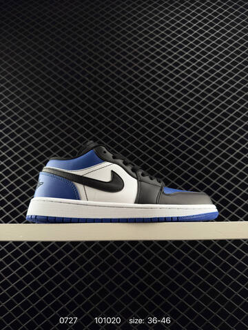 Jordan Air Jordan 1 Low Black Blue White EU 36-46 Sneaker - Unisex (BS-81012)