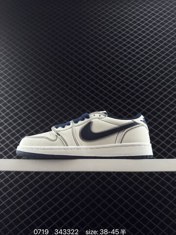 Jordan Air Jordan 1 Low Sail Navy White EU 38-45 Sneaker - Unisex (BS-81044)