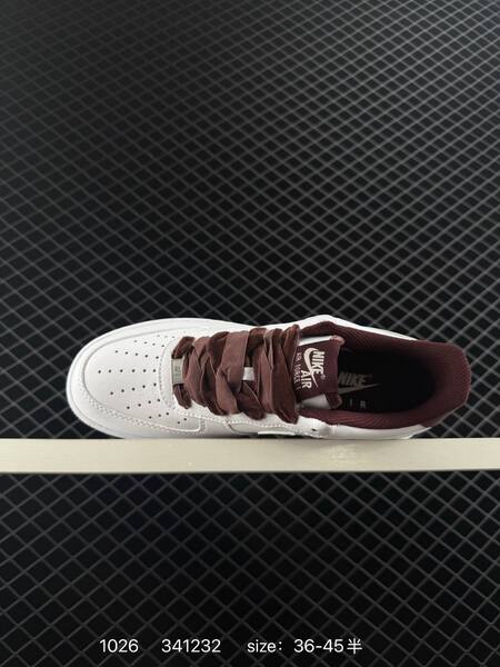 Nike Air Force 1 07 white burgundy 36-45 5 casual lifestyle