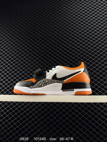 Jordan Air Jordan Legacy 312 Low Black White Orange EU 36-47 Basketball Shoe - Unisex (BS-80817)