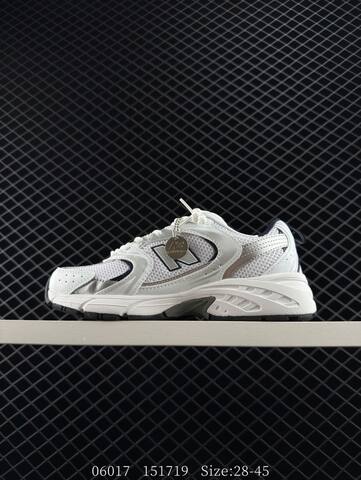 New Balance 530 White Silver Navy Black 28-45 Sneaker - Men's (BS-83283)