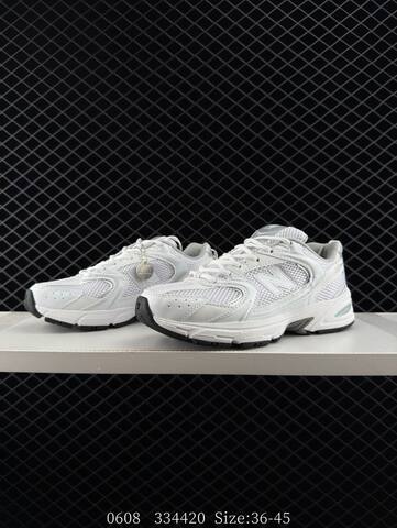 New Balance MR530 White Silver Black EU 36-45 Running Shoe - Unisex (BS-83333)