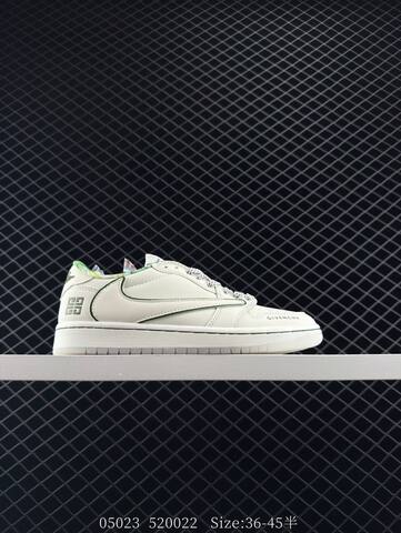 Jordan Air Jordan 1 Low Travis Scott Reverse Mocha Givenchy Custom DM7866-005 Navy Black Off White EU 36-45 Sneaker - Unisex (BS-81311)