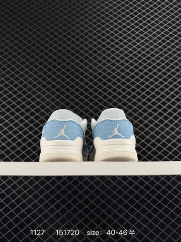 Jordan Air Jordan 4 Retro Flight Court Light Blue White Off White EU 40-46 Skate Shoe - Men's (BS-80179)