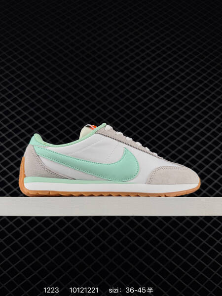 Nike Classic Cortez Leather EVA white grey suede with mint green Swoosh and gum sole EU 36-45 5 casual lifestyle
