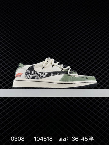 Jordan Air Jordan 1 Low Travis Scott Stussy Supreme Custom Sail Navy Grey Black Red EU 36-45 Sneaker - Unisex (BS-79690)