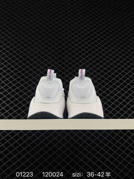 Nike Free Metcon 6 white grey with black and pink accents 36-42 5 training lifestyle