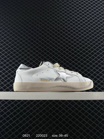 Golden Goose Super Star White Black Light Yellow EU 36-45 Skate Shoe - Unisex (BS-80860)