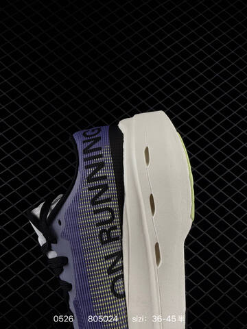On Running Cloudboom Purple Neon Yellow Cream Black EU 36-45 Running Shoe Running Sneakers - Unisex (BS-85236)