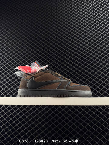 Jordan Air Jordan 1 Low OG SP Travis Scott White Pink Beige Red EU 36-45 Sneaker - Unisex (BS-80820)