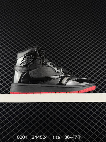 Jordan Air Jordan 1 Retro High Black White Green EU 36-47 Basketball Shoe - Unisex (BS-79736)