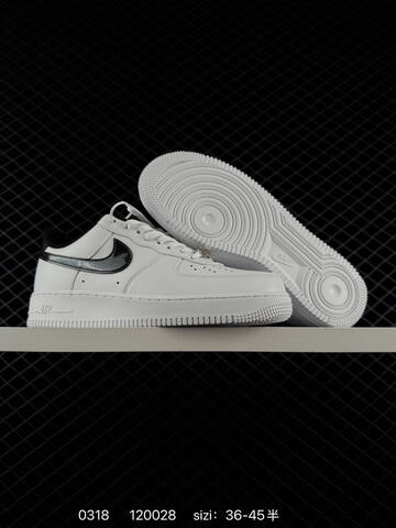 Nike Air Force 1 07 White Black EU 36-45 Lifestyle - Unisex (BS-72616)
