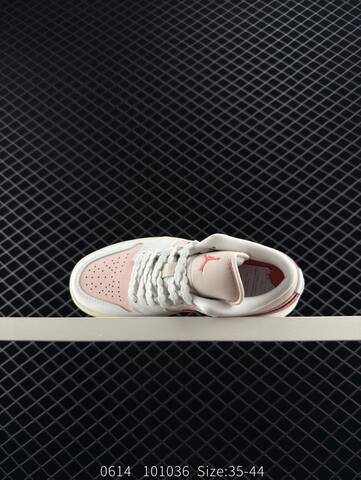 Jordan Air Jordan 1 Low Strawberry Milkshake White Light Pink Coral Cream EU 35-44 Sneaker - Unisex (BS-81208)