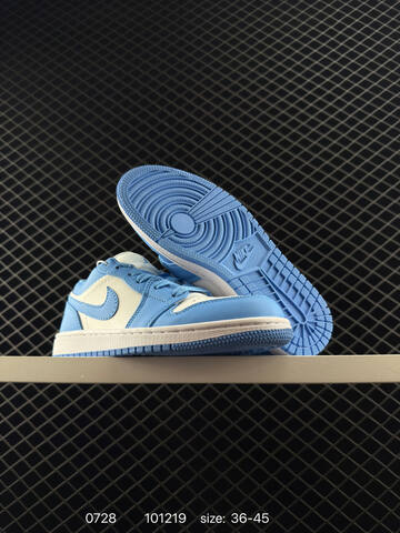 Jordan Air Jordan 1 Low White University Blue EU 36-45 Sneaker - Unisex (BS-81005)
