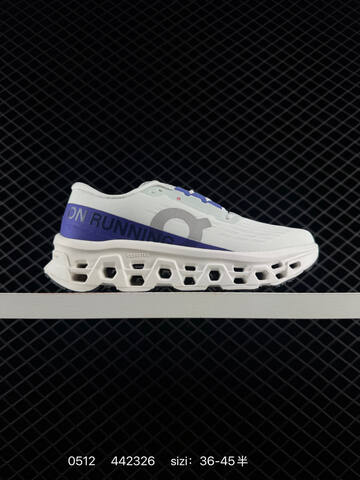 On Cloudmonster White Blue EU 36-45 Running Shoe Running Sneakers - Unisex (BS-85293)