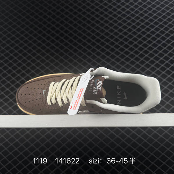 Nike Air Force 1 07 brown and cream white 36-45 lifestyle