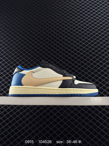 Jordan Air Jordan 1 Low White Black EU 36-46 Skate Shoe - Unisex (BS-80703)