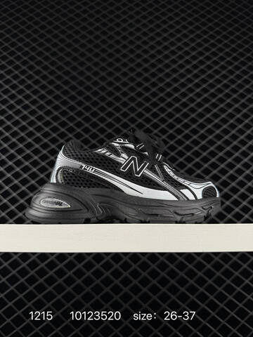 New Balance 740 black white neon yellow 26-37 running shoe