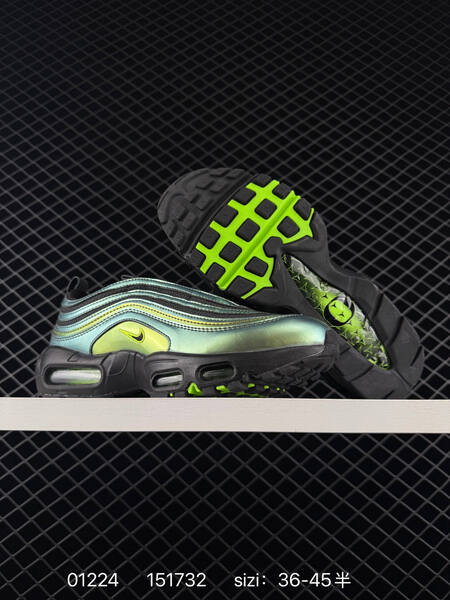 Nike Air Max 97 black green iridescent 36-45 lifestyle