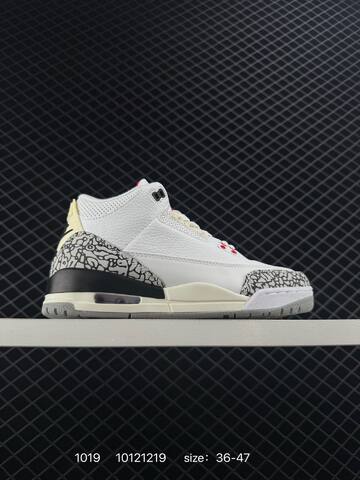 Jordan Air Jordan 3 Retro White Blue Grey Black EU 36-47 Basketball Shoe - Unisex (BS-80478)