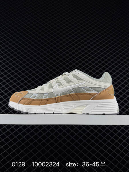 Nike P-6000 cream tan white with red accents EU 36-45 running lifestyle