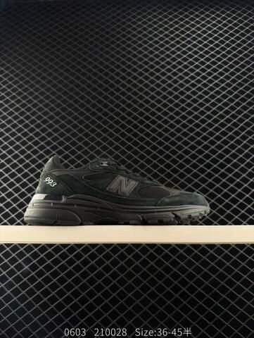 New Balance MR993 Triple Black EU 36-45 Running Shoe - Unisex (BS-83367)