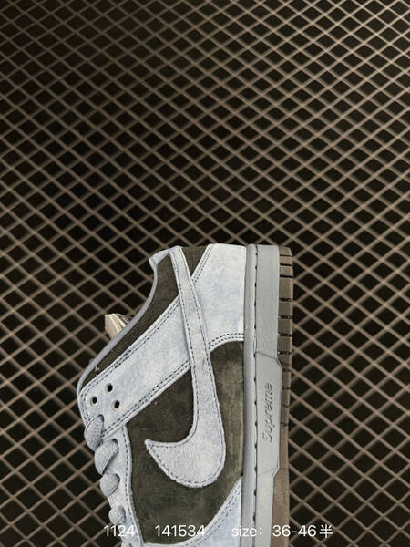 Nike SB Dunk Low x Supreme purple and gray with black swoosh 36-46 5 skate lifestyle
