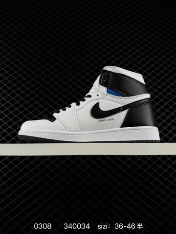 Jordan Union LA x Fragment Design x Air Jordan 1 Retro High OG White Black EU 36-46 Sneaker - Unisex (BS-79689)