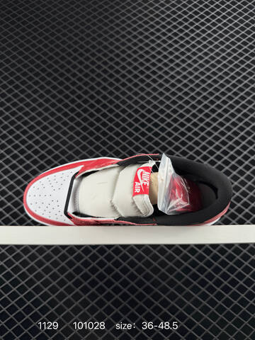 Jordan Air Jordan 1 Low White Red Black EU 36-48 5 Basketball Shoe - Unisex (BS-80160)