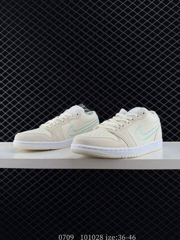 Jordan Air Jordan 1 Low Sail White Light Blue EU 36-46 Sneaker - Unisex (BS-81084)