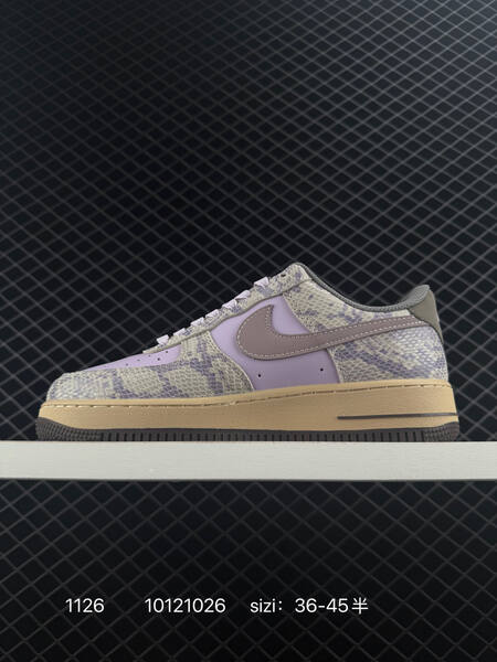 Nike Air Force 1 07 white with blue accents EU 36-45 lifestyle