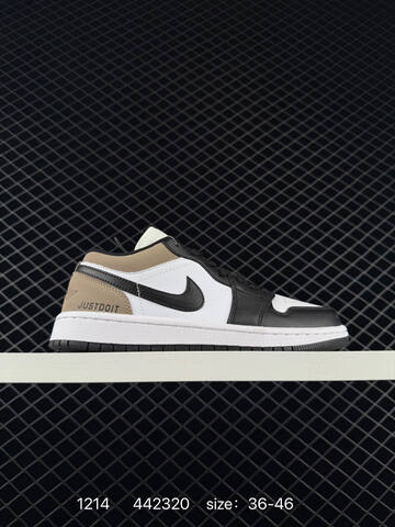 Jordan Air Jordan 1 Low White Black Burgundy EU 36-46 Sneaker - Unisex (BS-80061)
