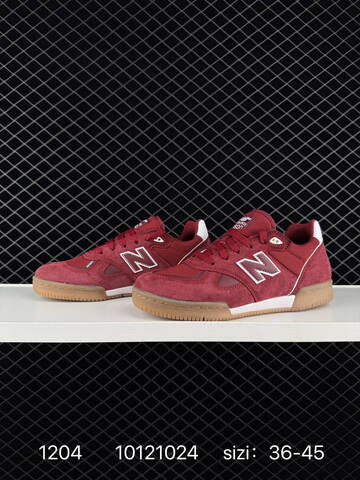 New Balance 600 burgundy white gum brown EU 36-45 skate shoe
