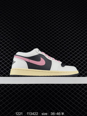 Jordan Air Jordan 1 Low 553558 125 White Black Beige Light Blue EU 36-46 Sneaker - Unisex (BS-80018)