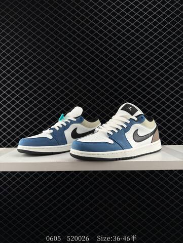 Jordan Air Jordan 1 Low Diffused Blue White Blue Brown Black Beige EU 36-46 Sneaker - Unisex (BS-81261)