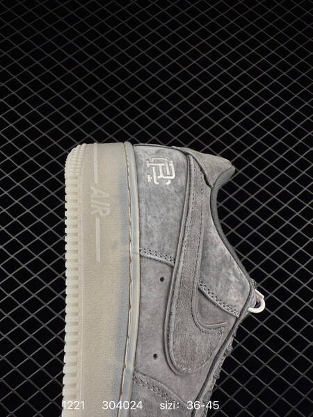Nike Air Force 1 07 Grey suede Sail EU 36-45 lifestyle